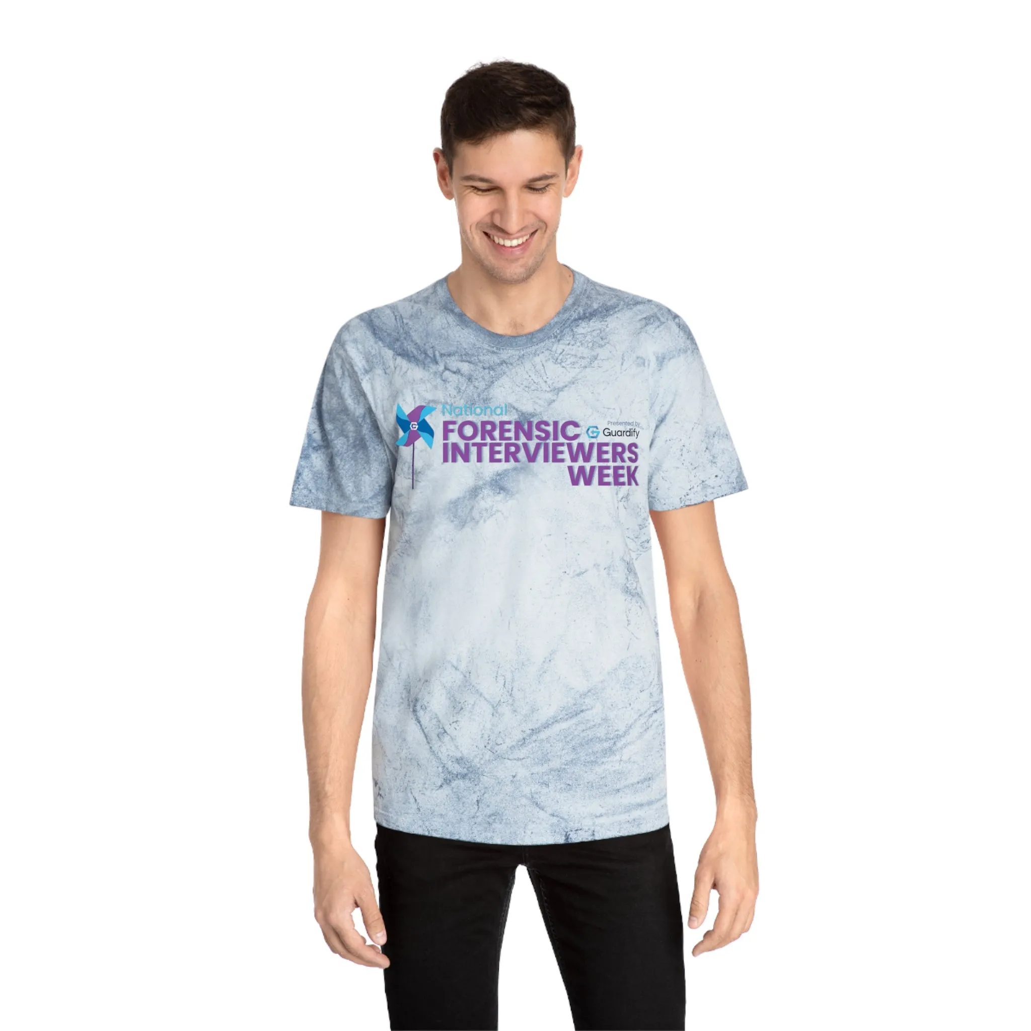 2024 Forensic Interviewer Week Unisex Color Blast T-Shirt