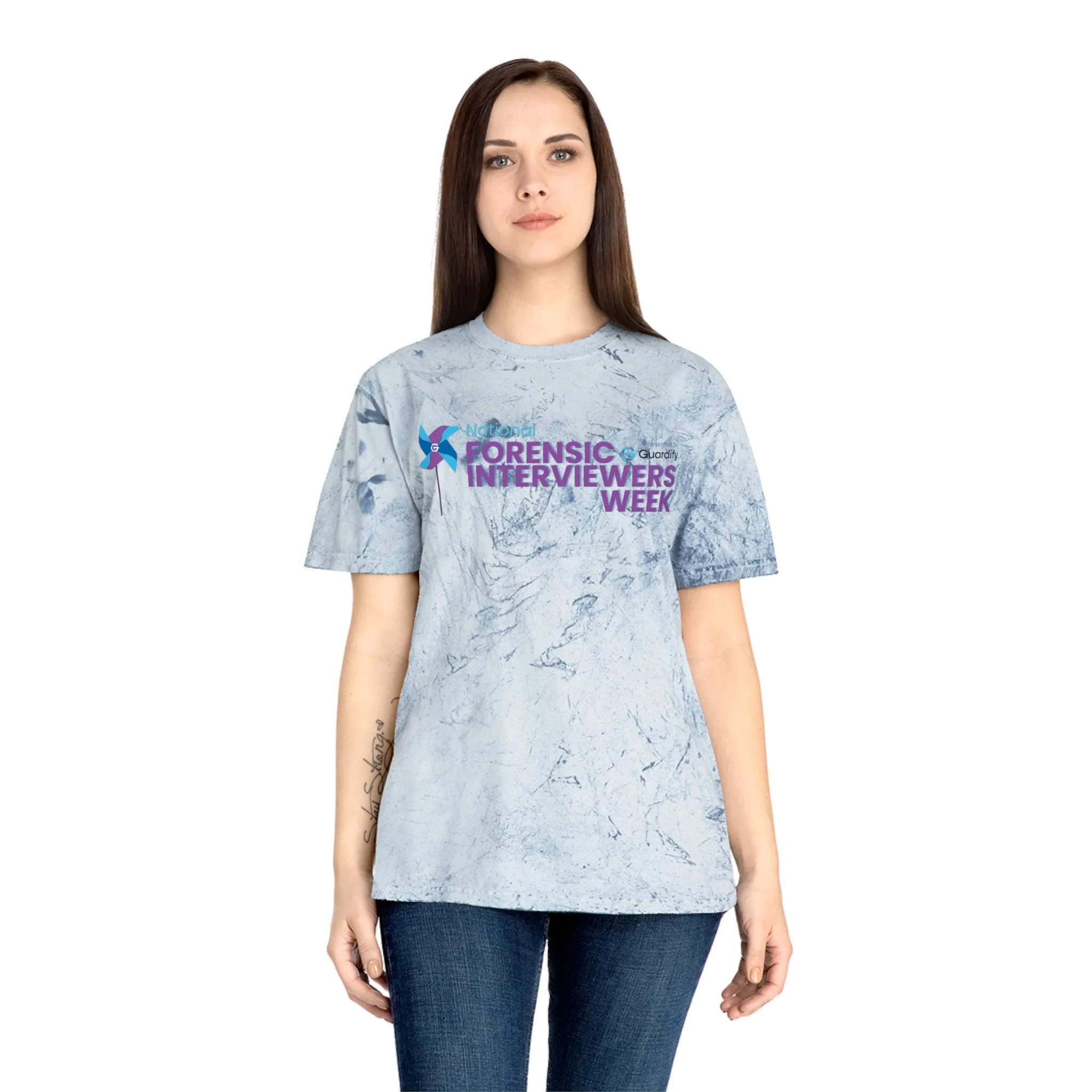 2024 Forensic Interviewer Week Unisex Color Blast T-Shirt