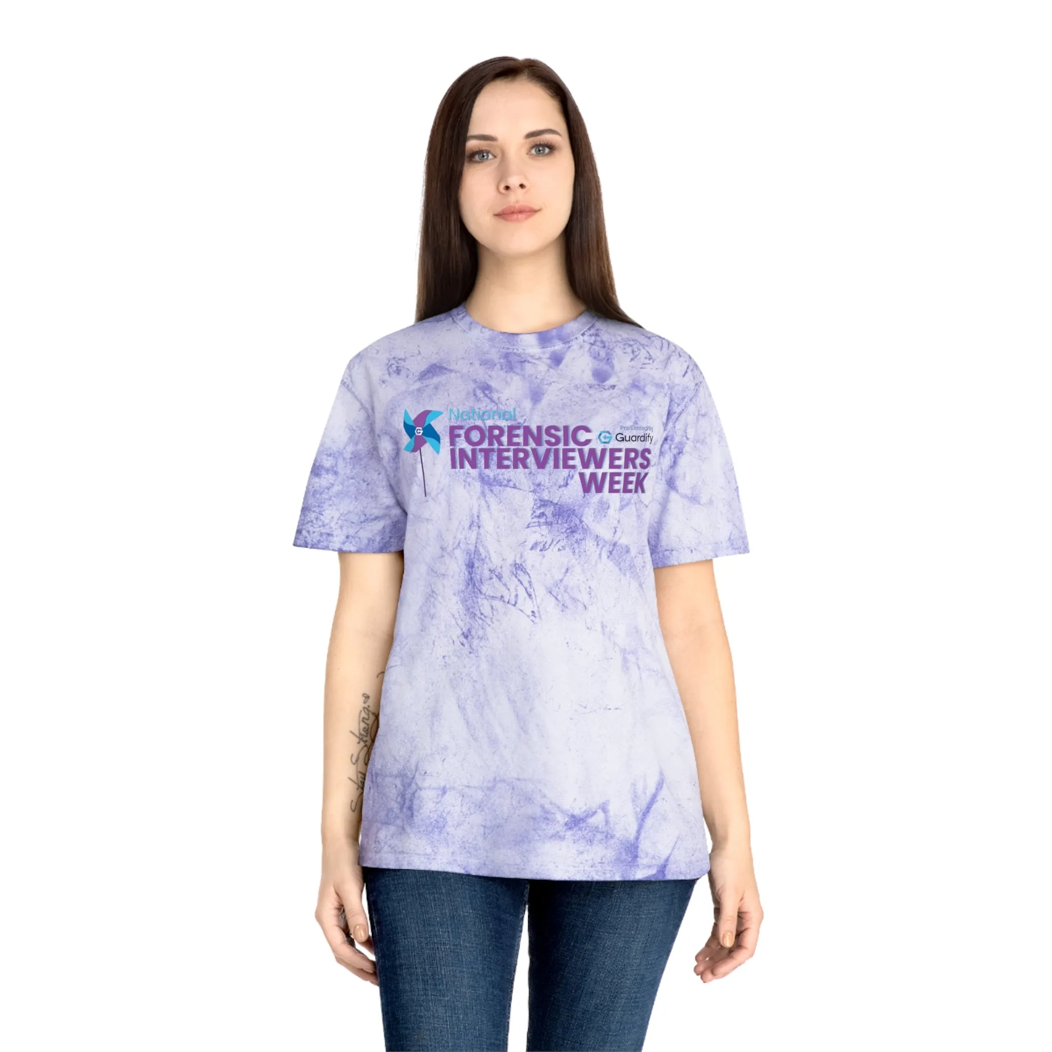 2024 Forensic Interviewer Week Unisex Color Blast T-Shirt