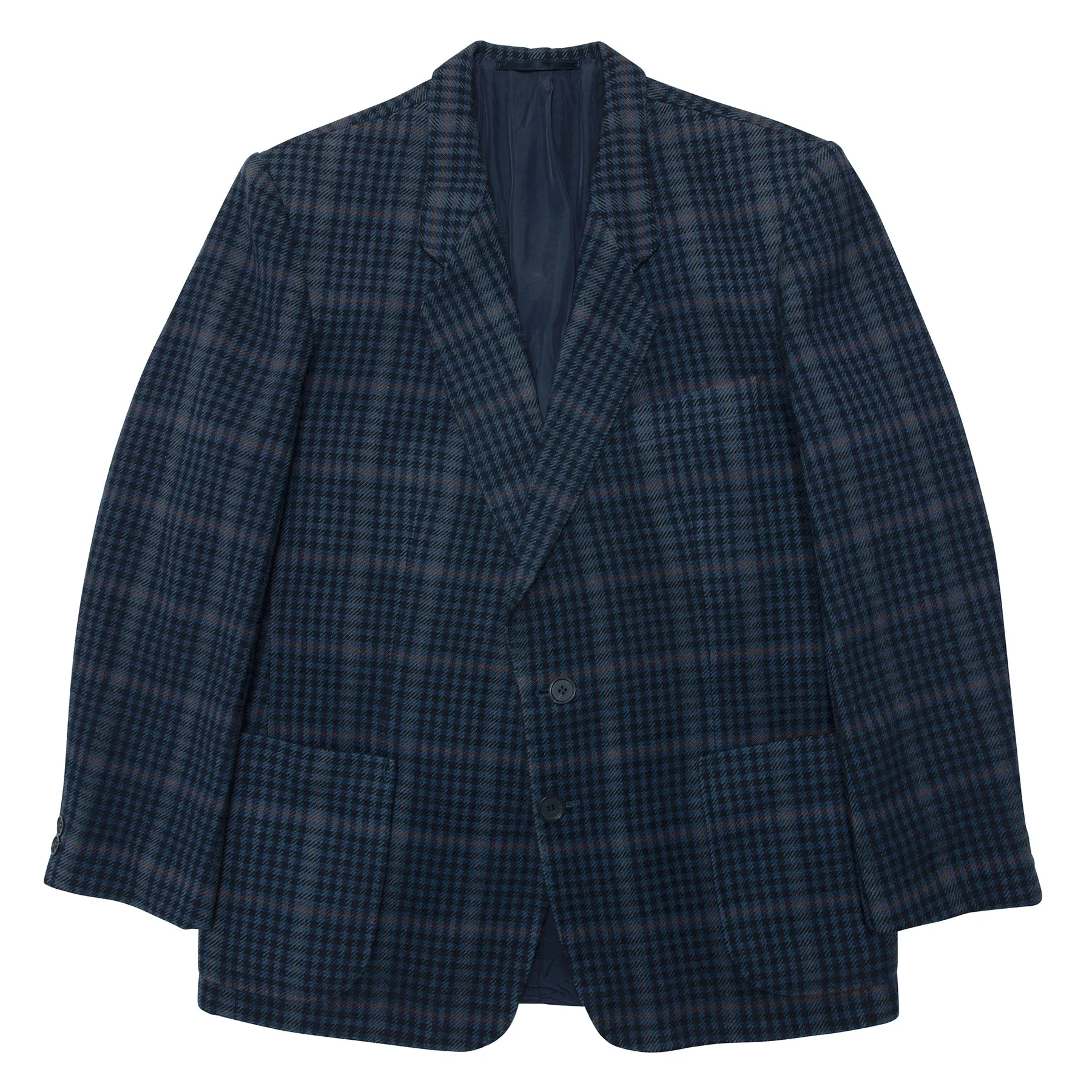 60s Houndstooth Brushed Twill Tweed Sports Jacket