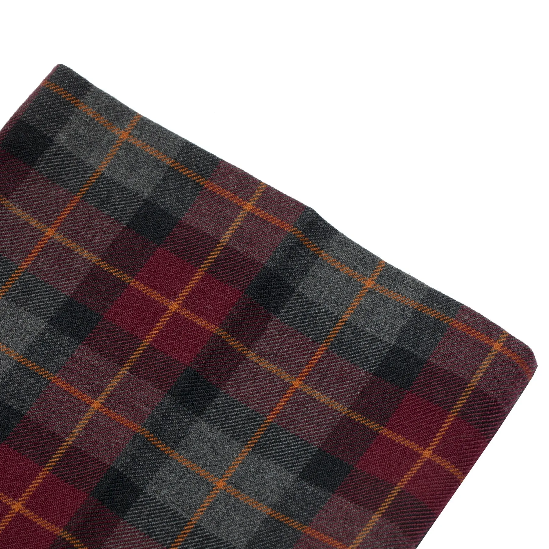 70s, Glen Plaid, Flannel Wool, Twill Weave