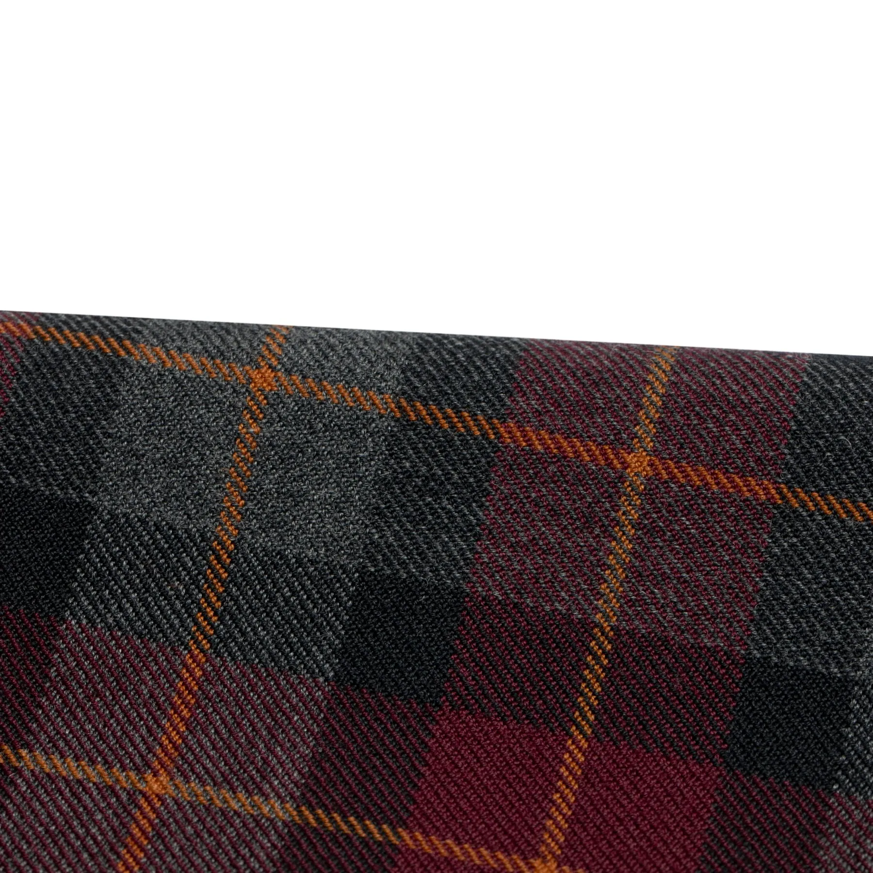 70s, Glen Plaid, Flannel Wool, Twill Weave
