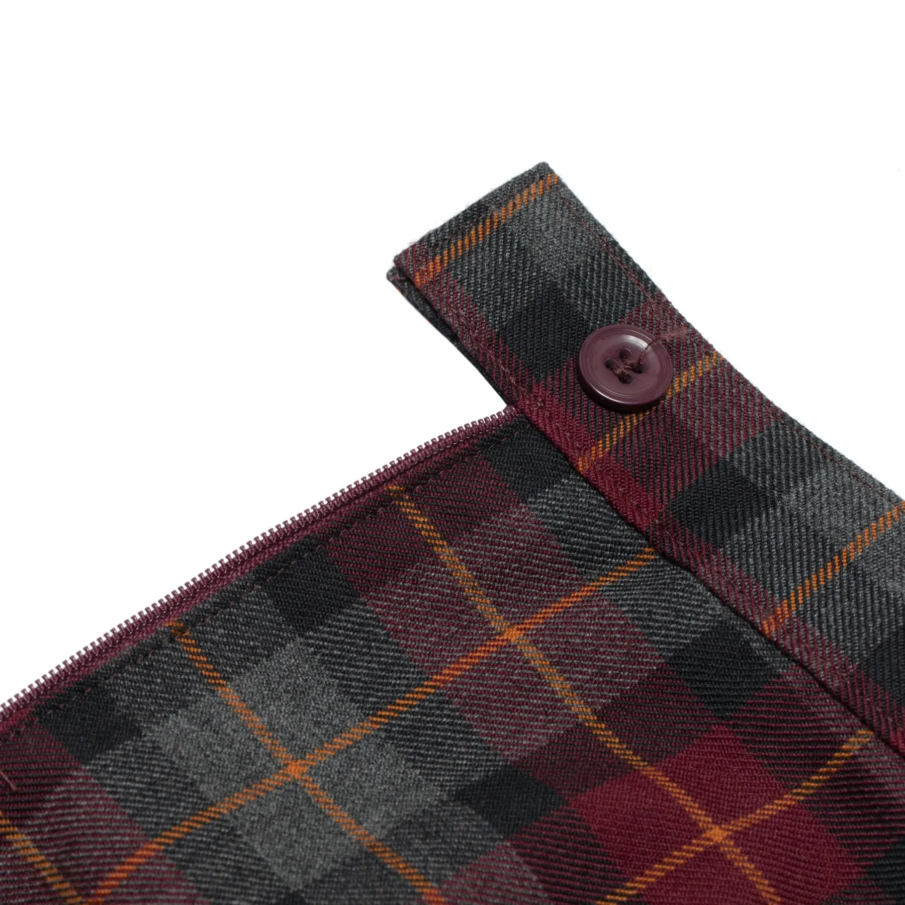 70s, Glen Plaid, Flannel Wool, Twill Weave