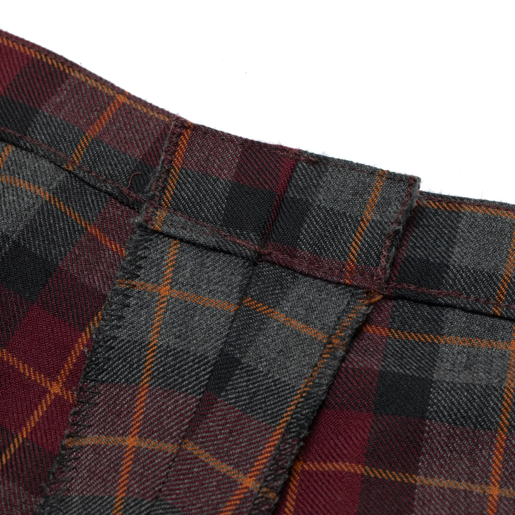 70s, Glen Plaid, Flannel Wool, Twill Weave
