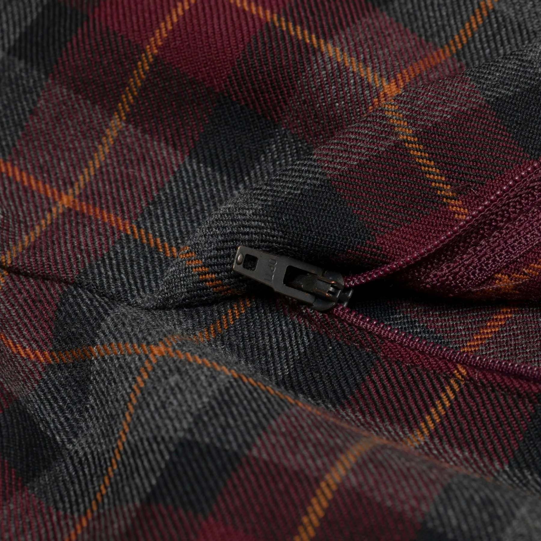 70s, Glen Plaid, Flannel Wool, Twill Weave