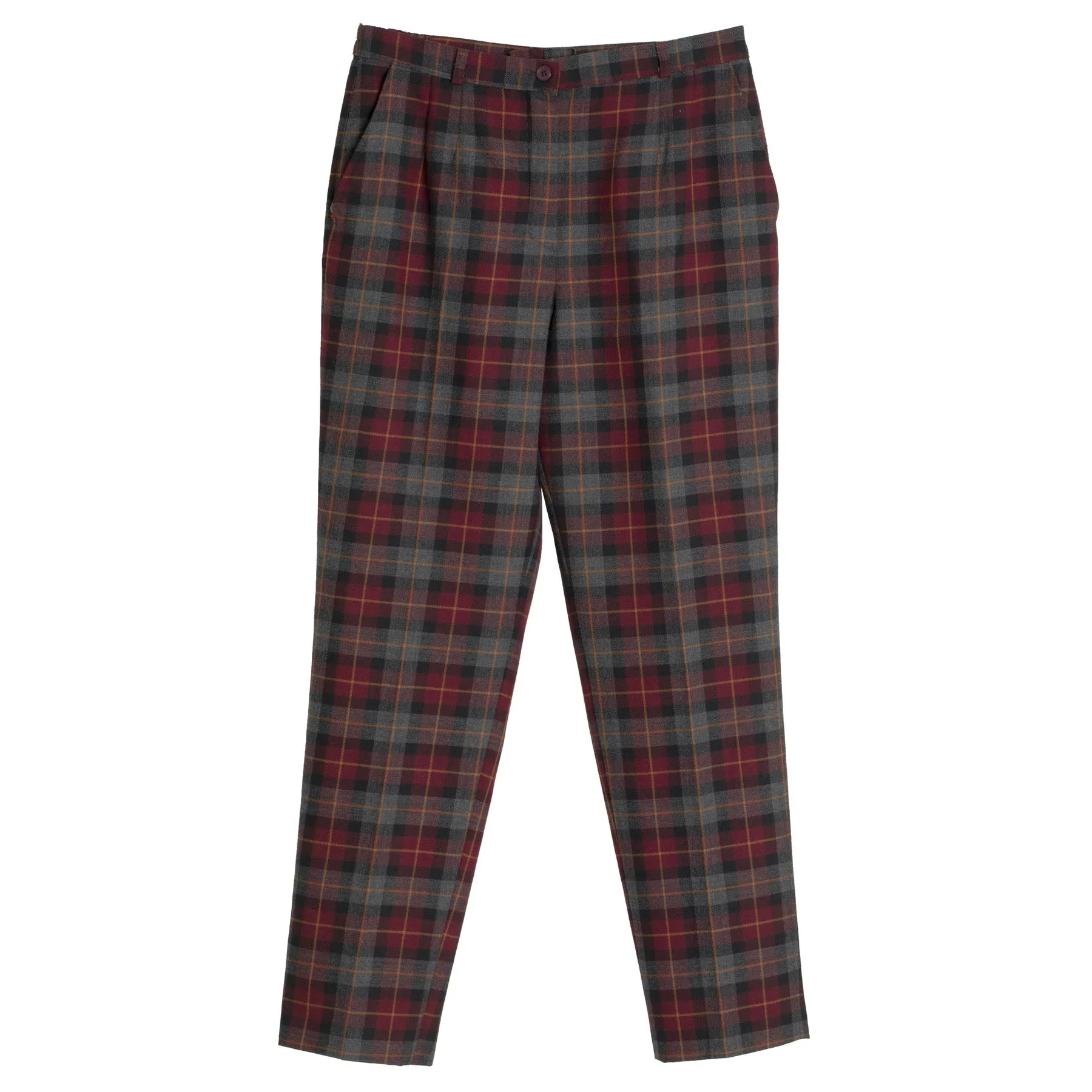 70s, Glen Plaid, Flannel Wool, Twill Weave
