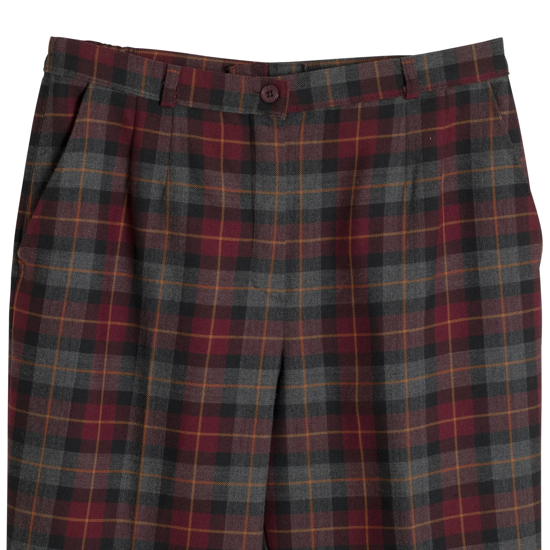 70s, Glen Plaid, Flannel Wool, Twill Weave