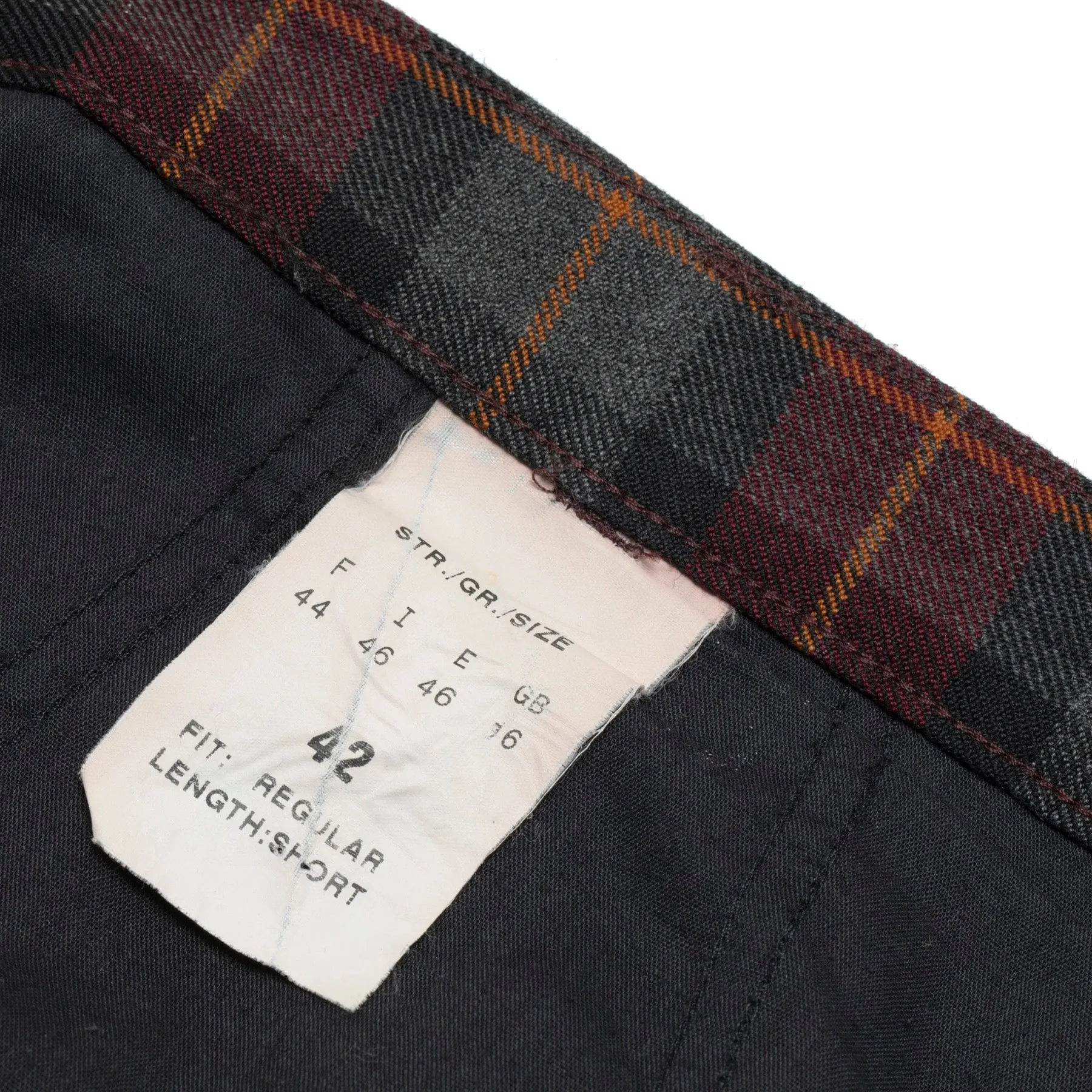70s, Glen Plaid, Flannel Wool, Twill Weave