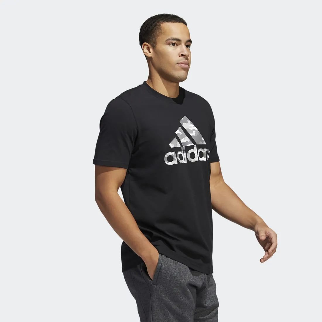 adidas Camo Badge of Sport Graphic Men's Tee