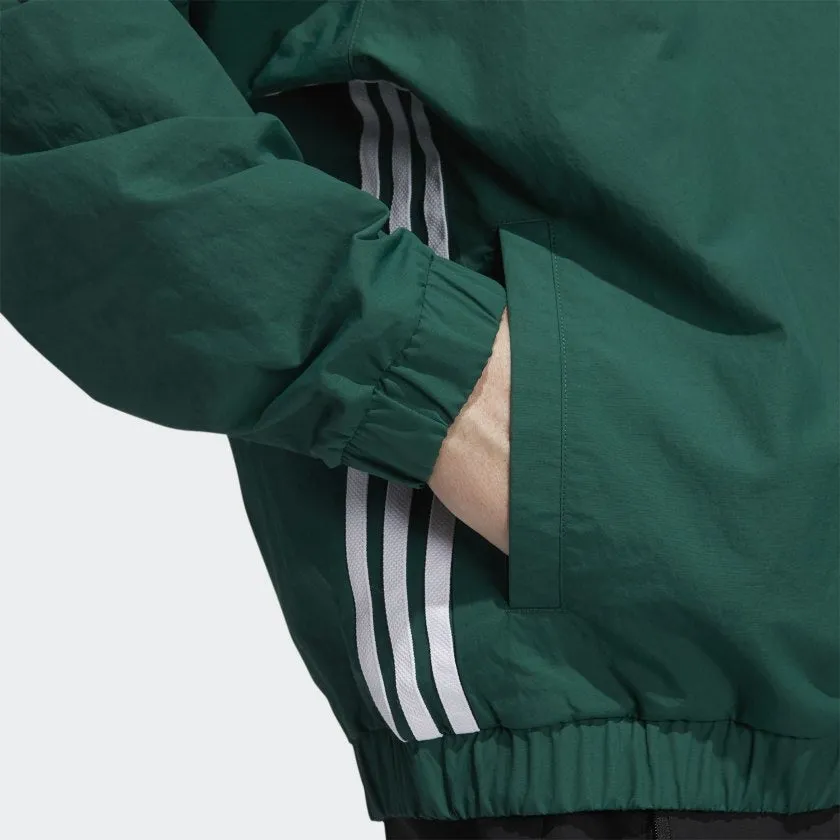 ADIDAS WIND PULLOVER COLLEGIATE GREEN / WHITE