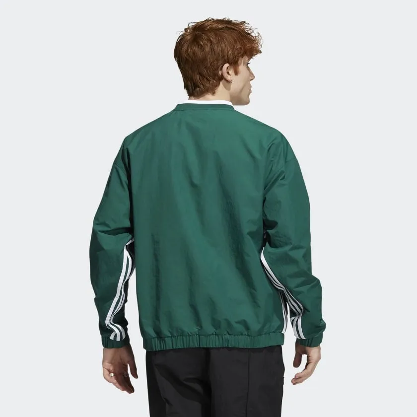 ADIDAS WIND PULLOVER COLLEGIATE GREEN / WHITE