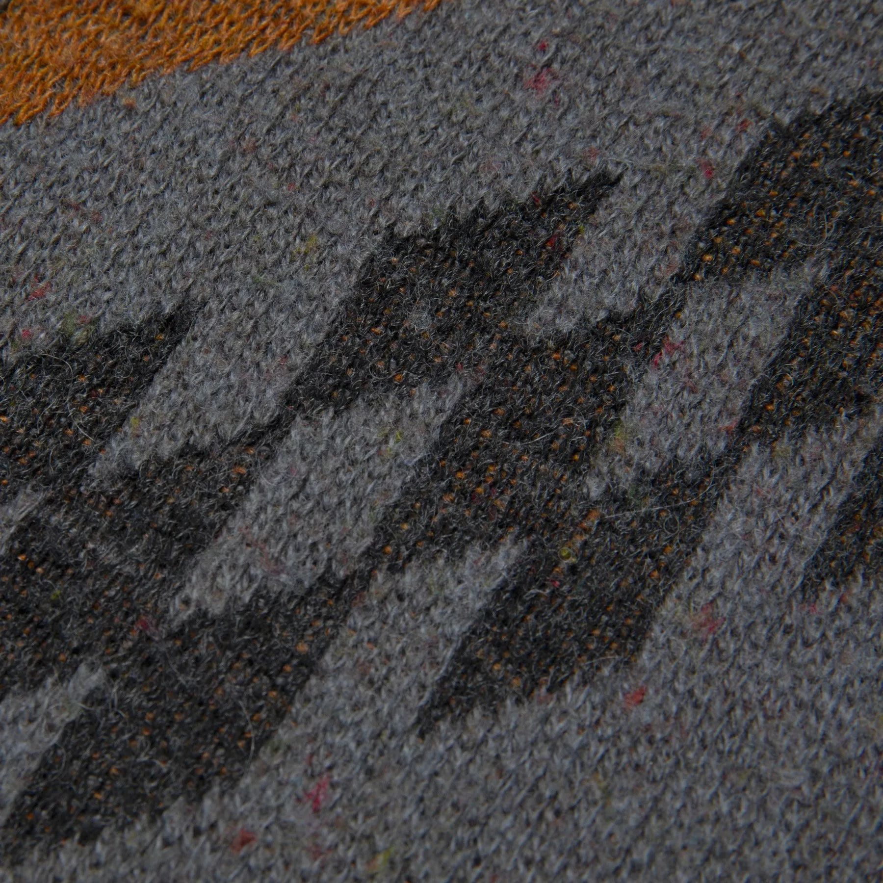 Bauhaus Jacquard Tweed Yarn Stockinette Stitch Jumper