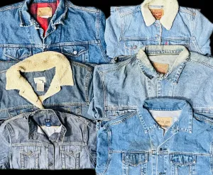 Branded denim jacket 14 pcs