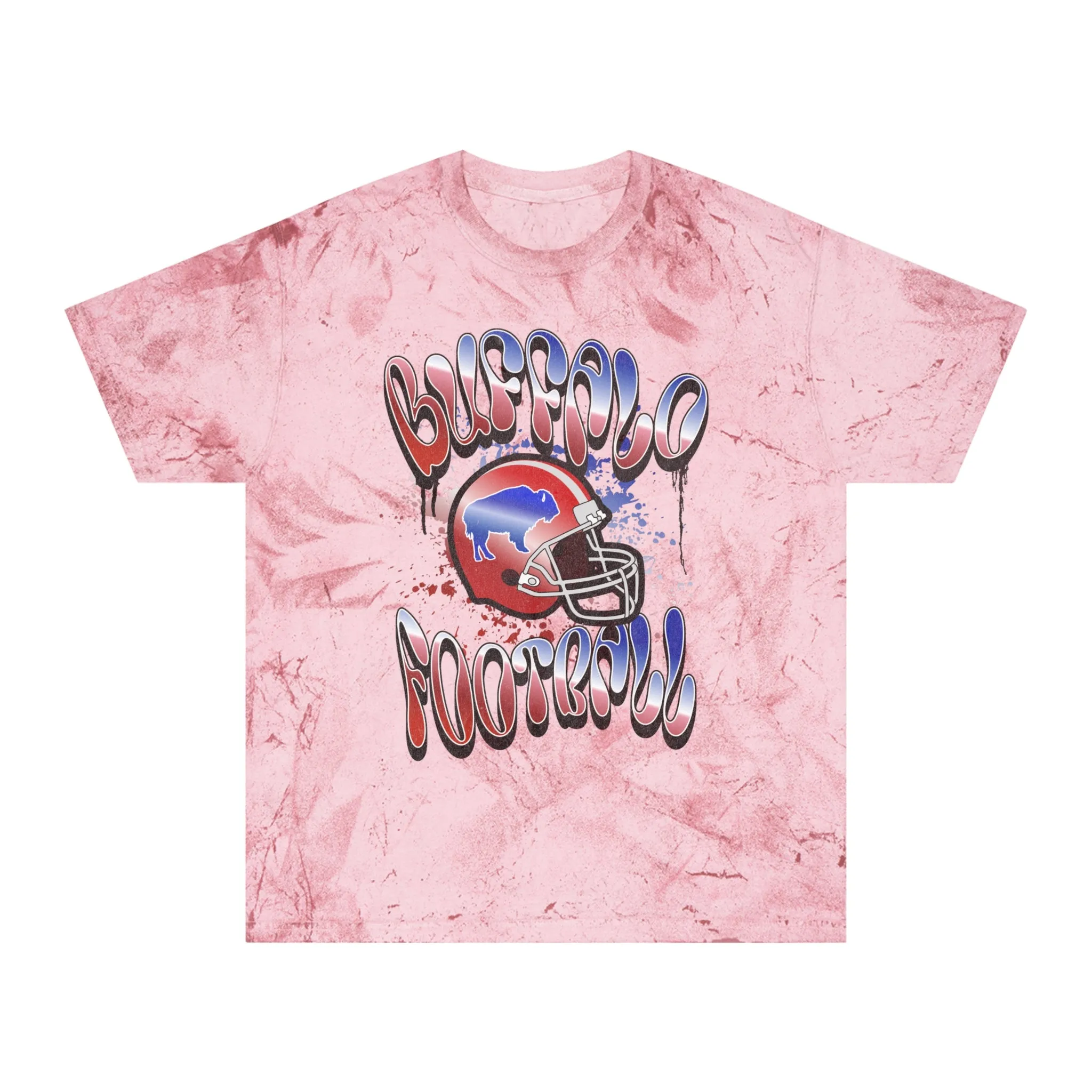Buffalo Football Color Blast Graffiti T-Shirt