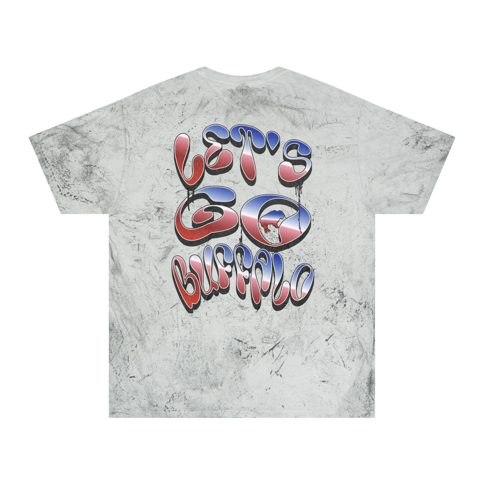 Buffalo Football Color Blast Graffiti T-Shirt