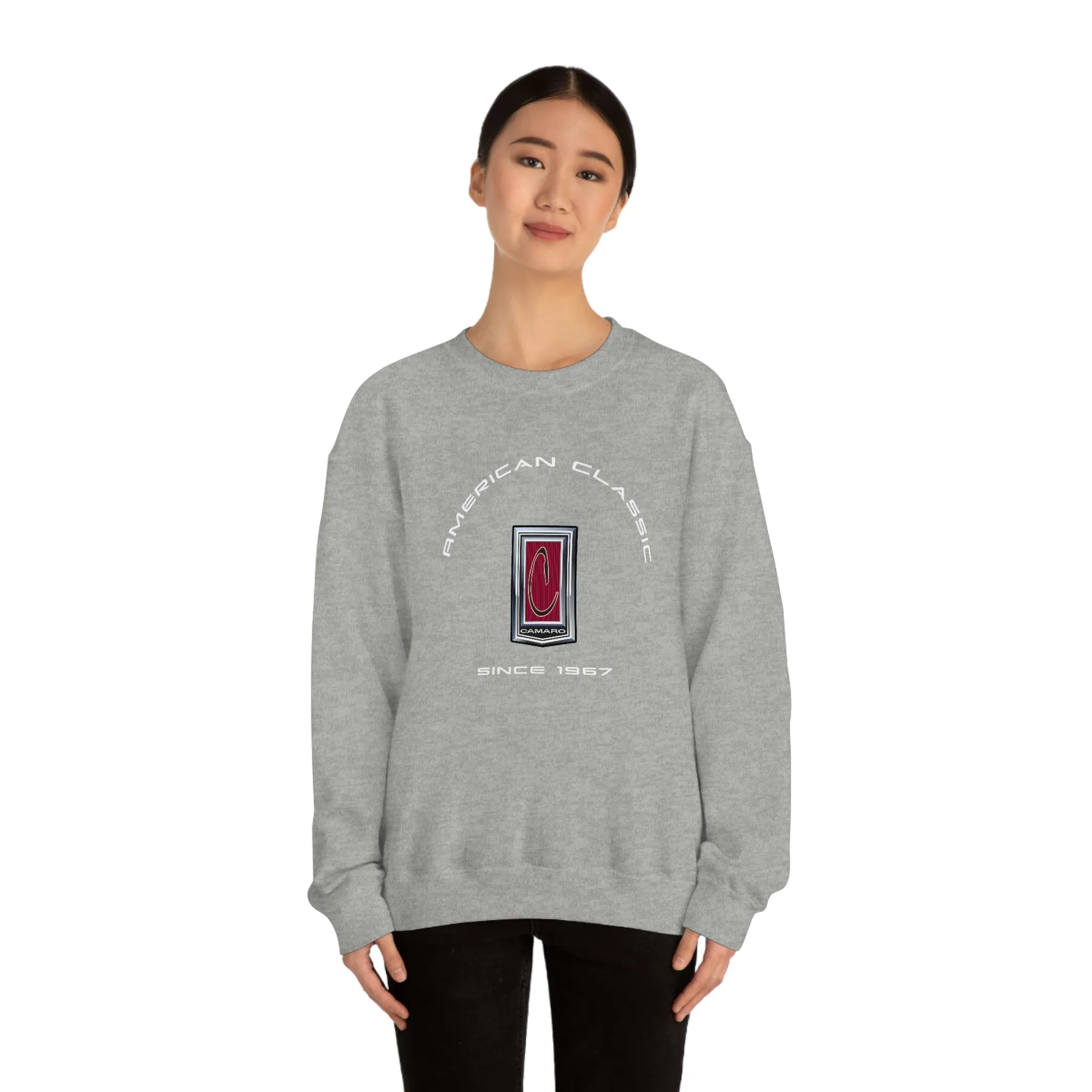 Camaro 1st Gen American Classic Crew Neck Heavy Duty Sweatshirt