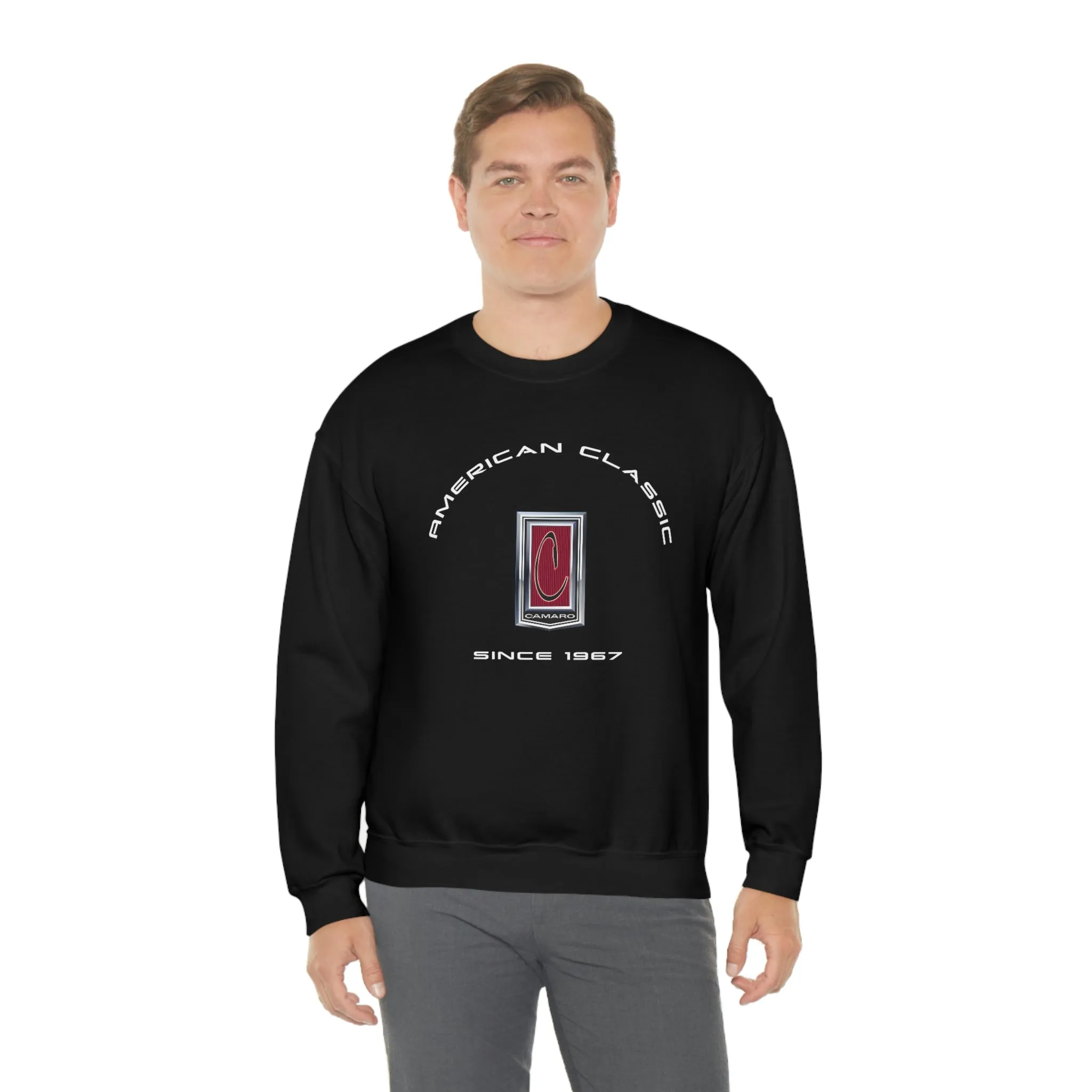 Camaro 1st Gen American Classic Crew Neck Heavy Duty Sweatshirt