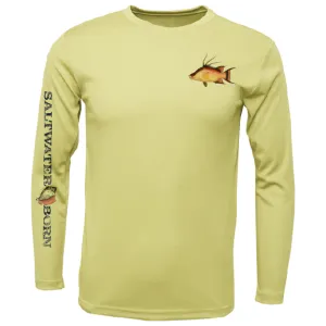 Clean Hogfish Long Sleeve UPF 50  Dry-Fit Shirt