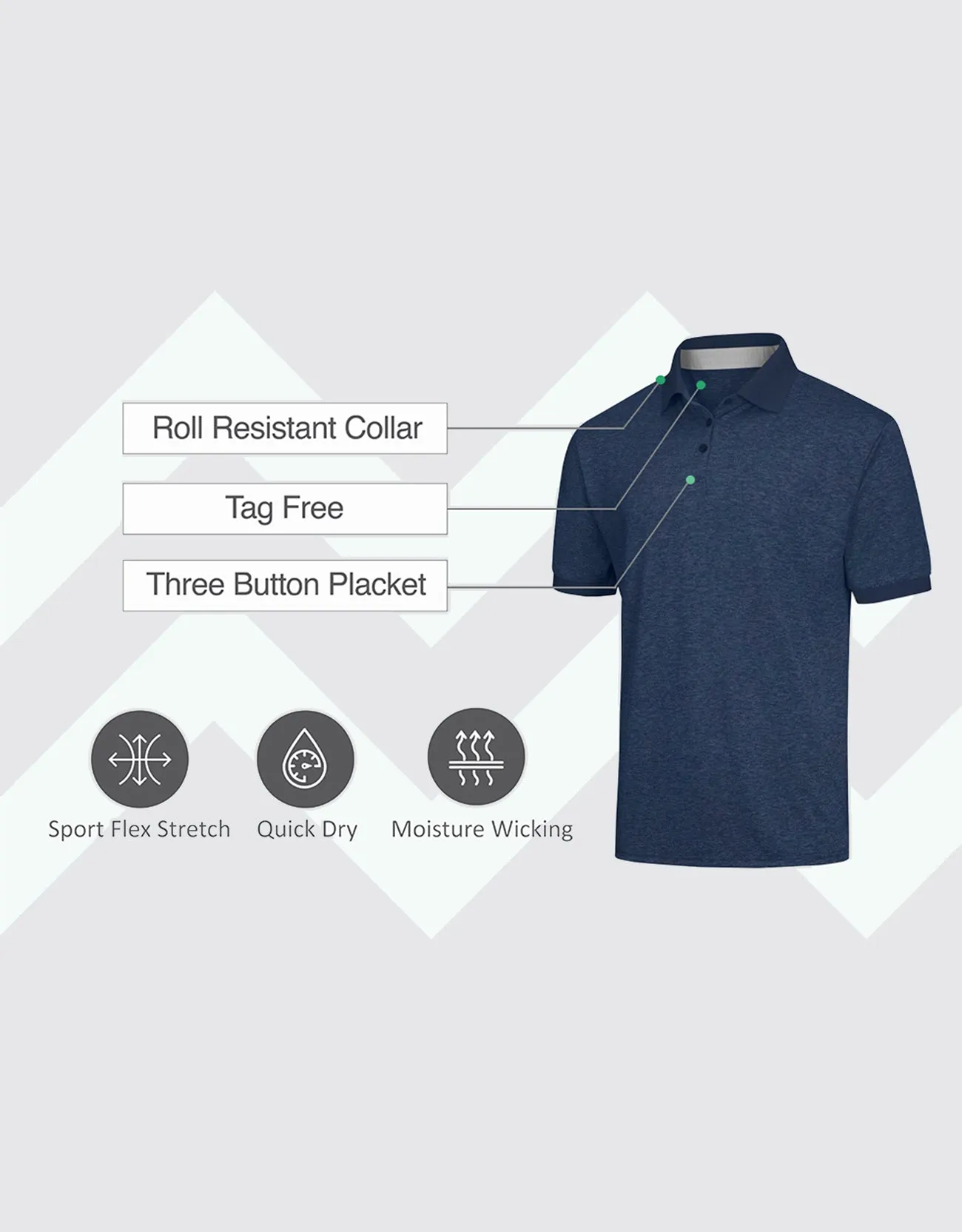 Designer Golf Polo Shirt