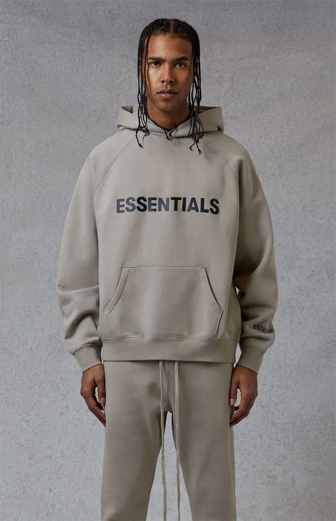 FEAR OF GOD Essentials 3D Silicon Applique Hoodies