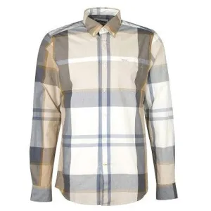 Harris Tailored Shirt in Amble Sand Tartan by Barbour