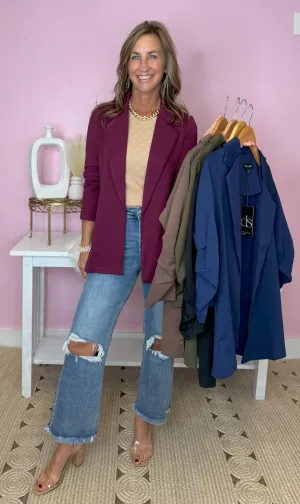 Magic 3/4 Sleeve Blazer (5 Colors)