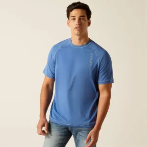 Men's Ariat Blue 360 Airflow Short Sleeve Shirt