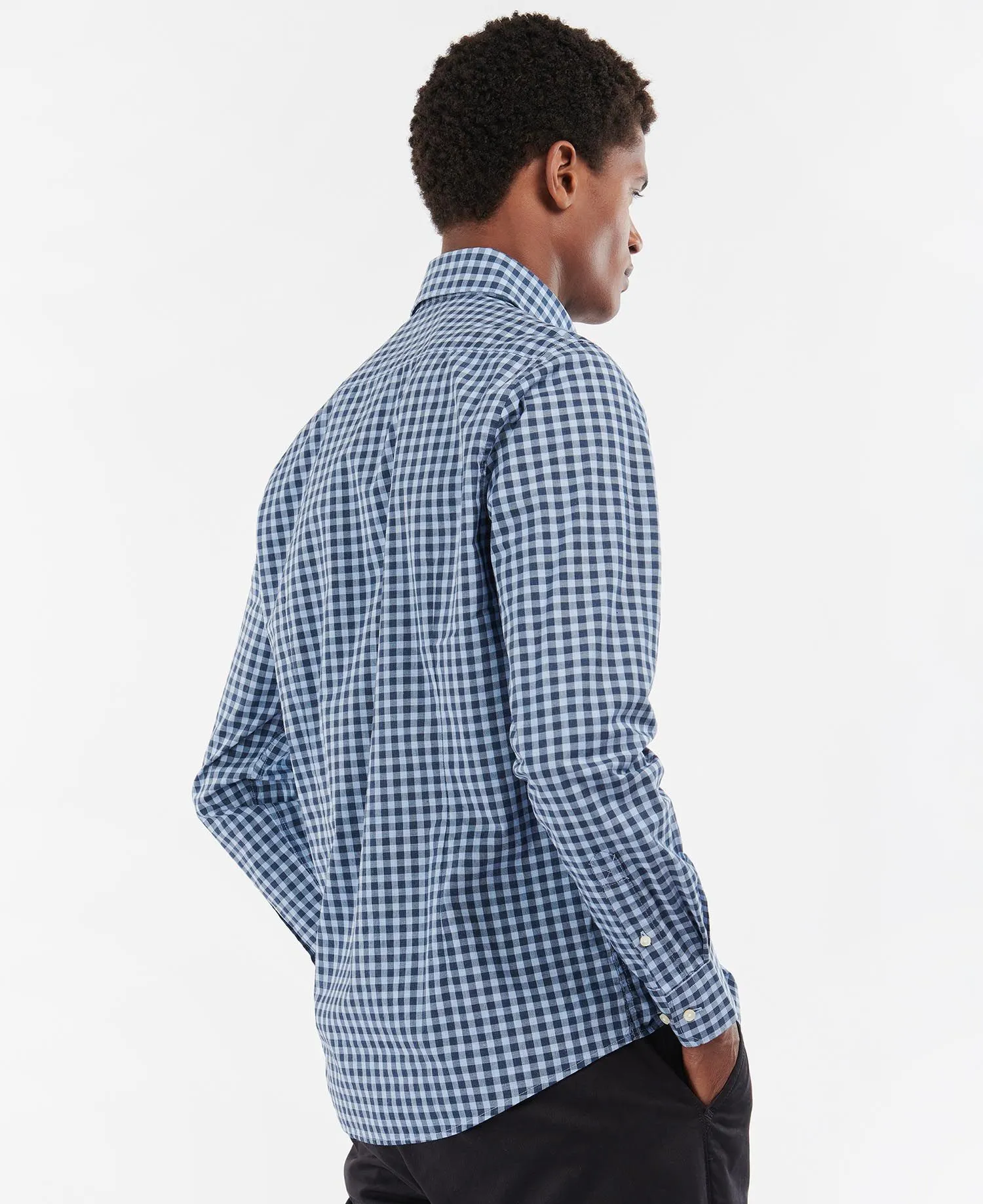 Merryton Tailored Shirt in Blue by Barbour