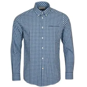 Merryton Tailored Shirt in Blue by Barbour