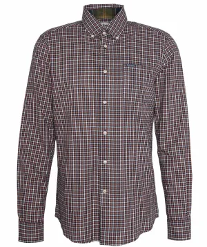 Padshaw Tailored Shirt in Classic Navy by Barbour