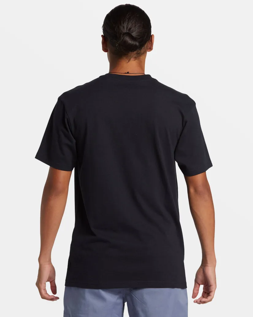 Quiksilver Sun Flare T-Shirt - BLACK