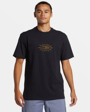 Quiksilver Sun Flare T-Shirt - BLACK