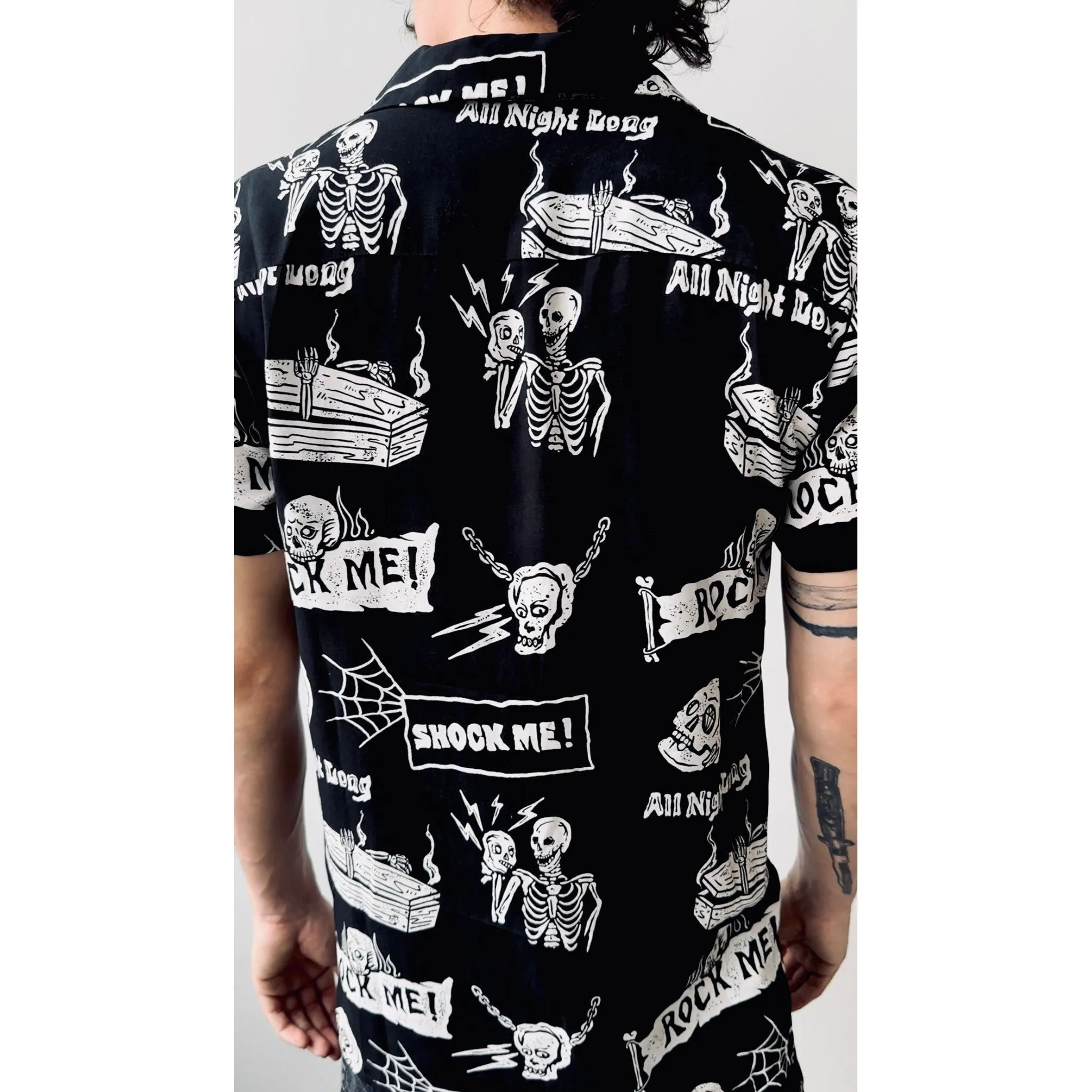 Rock Me, Shock Me Button-Up