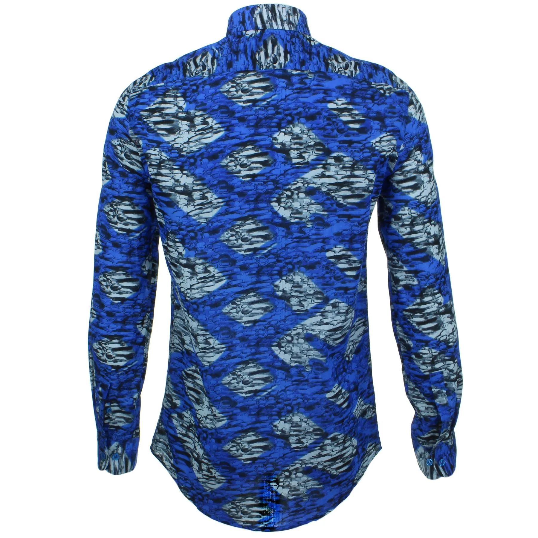 Tailored Fit Long Sleeve Shirt - Abstract Chevrons