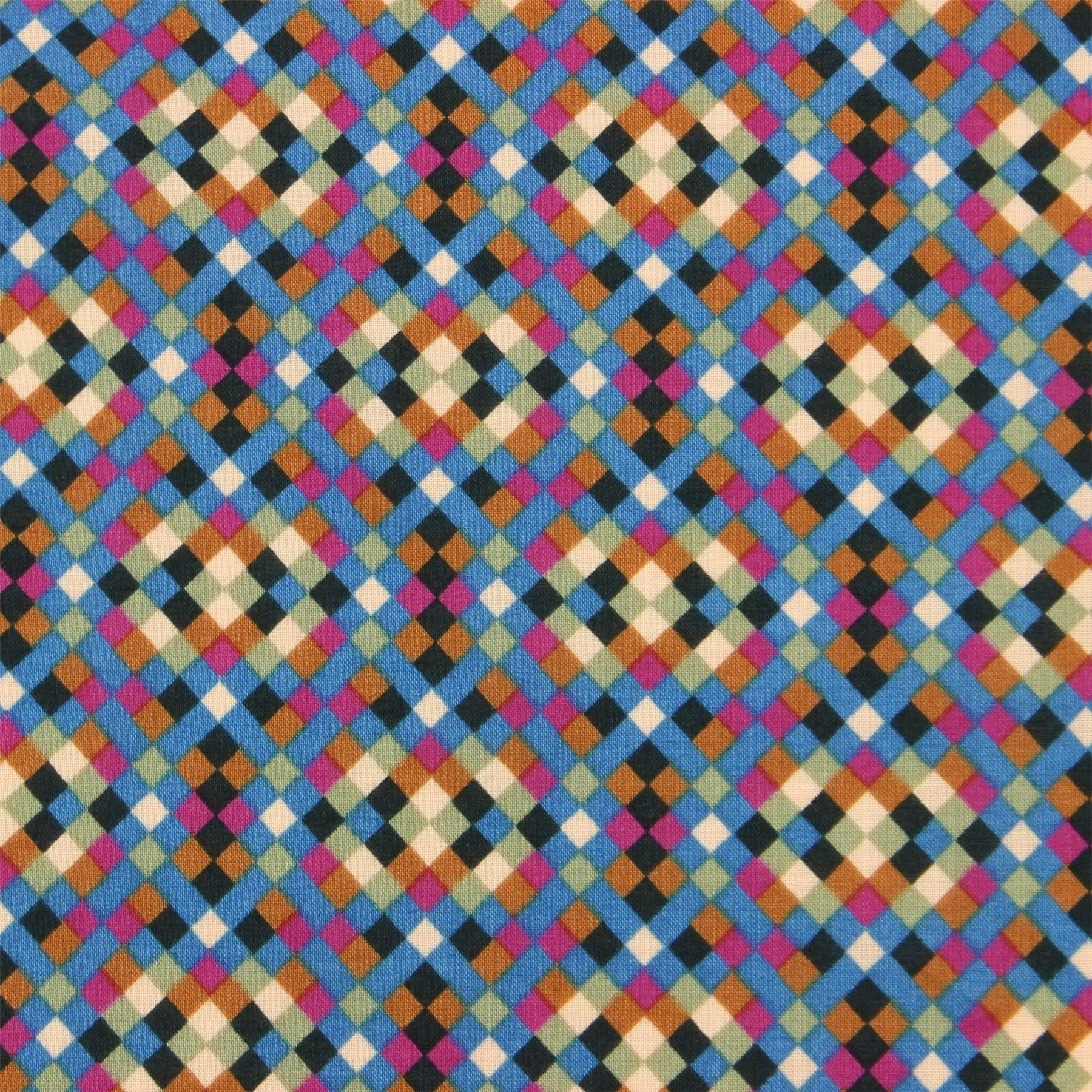 Tailored Fit Short Sleeve Shirt - Pixelated Tiles