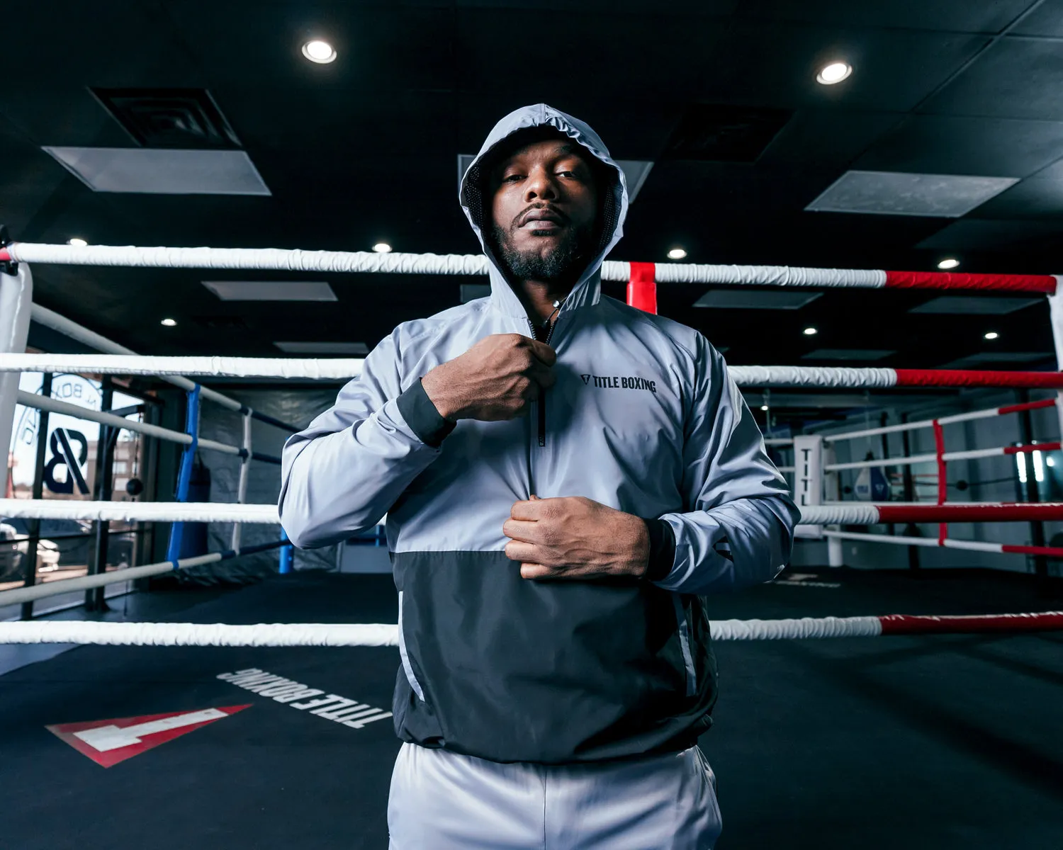 TITLE Boxing Two Tone Wind Jacket