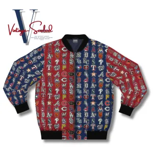 Vintage-Sealed MLB Sports Teams Apparel Bomber Jackets Baseball| Brand New Men's Fashion