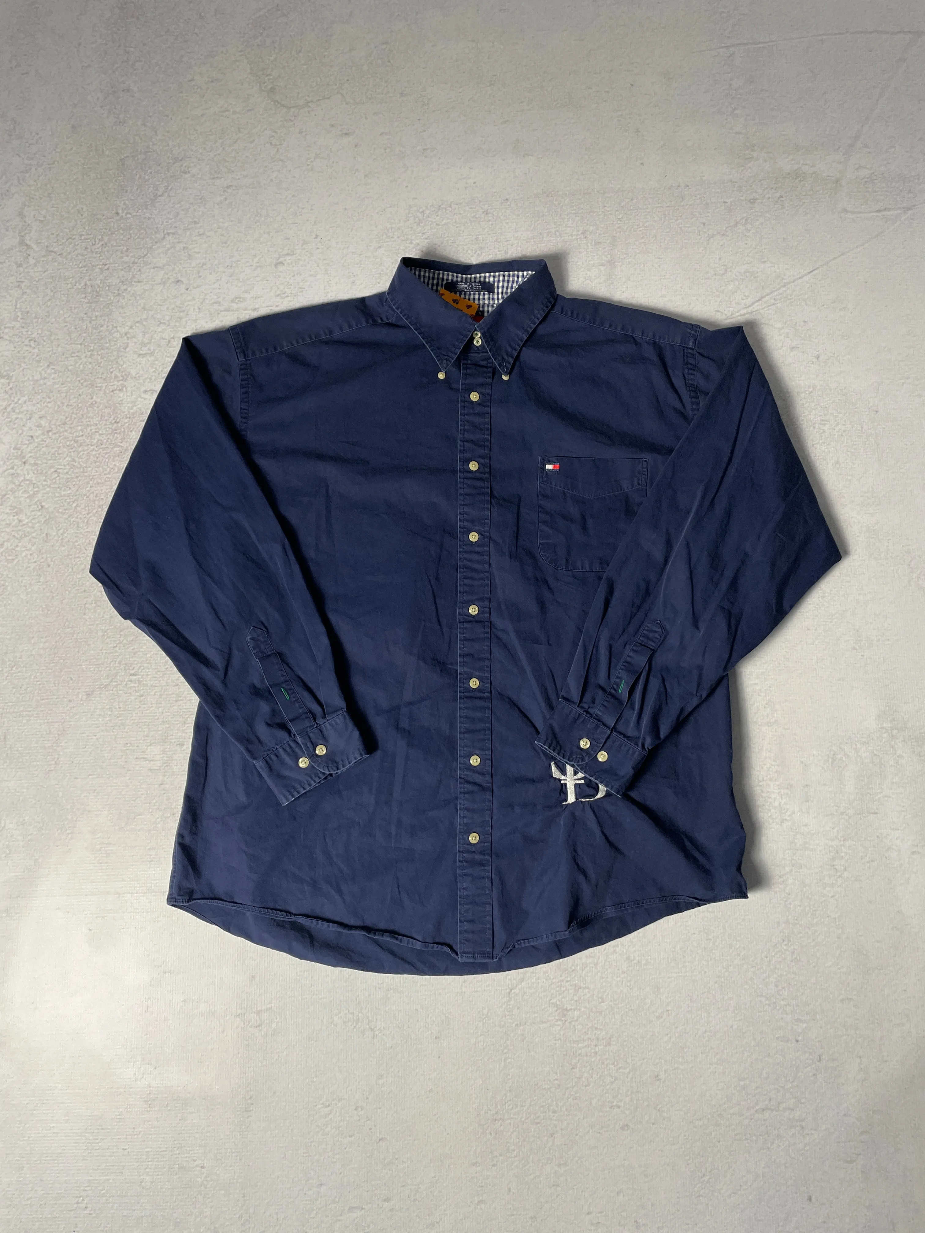 Vintage Tommy Hilfiger Button-Up Shirt - Men's 2XL